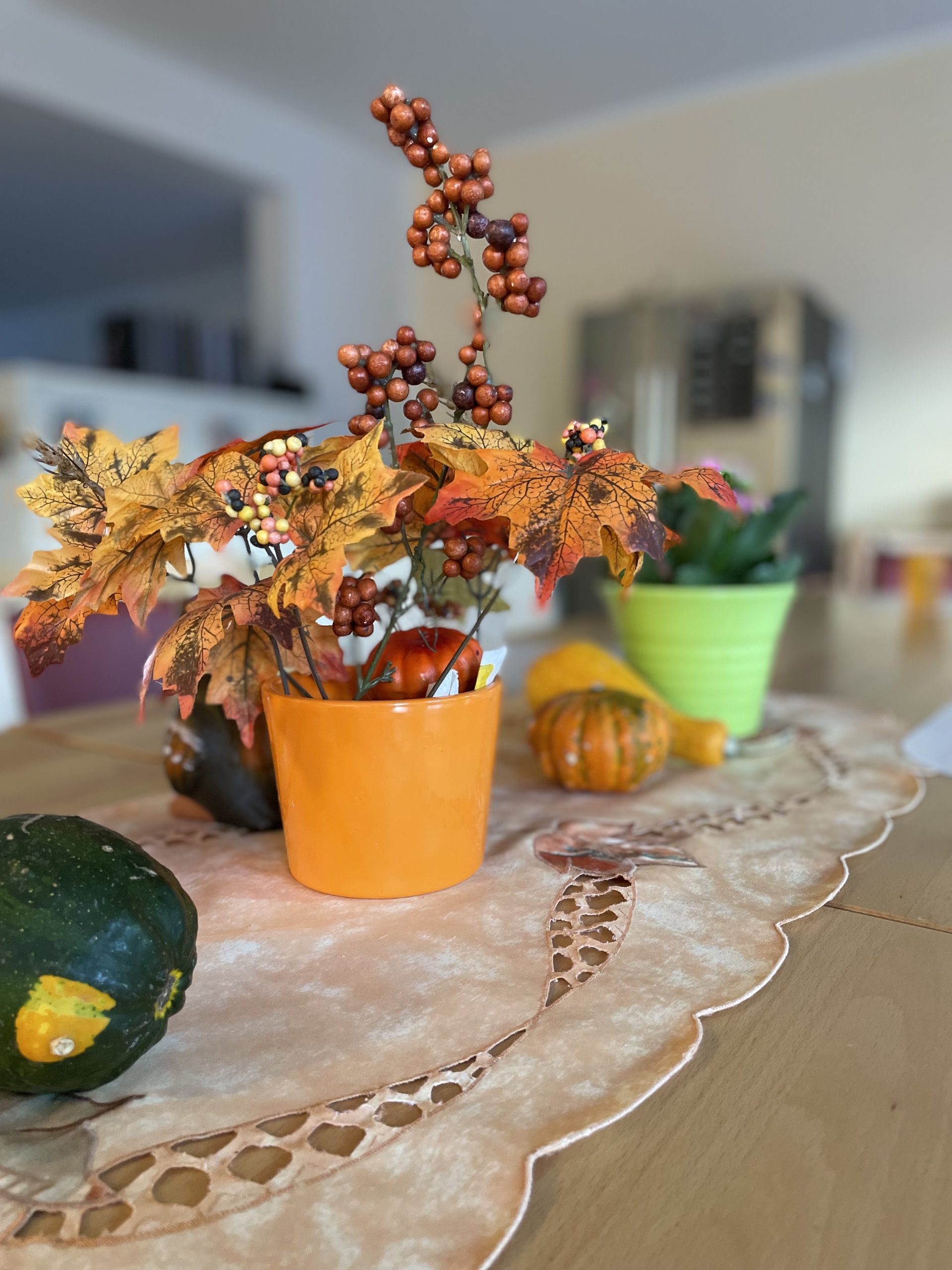 Herbstlich geschmueckt in der Demenz WG in der Koelnstrasse